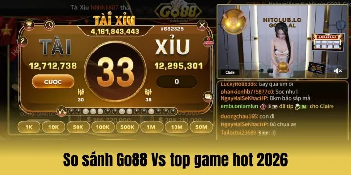 So sánh Go88 Vs top game hot