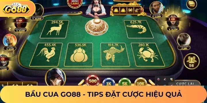 Các mẹo đặt cược bầu cua Go88 siêu hay cho anh em 