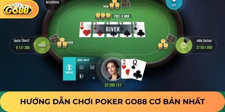 Hướng dẫn cách chơi Poker Go88 cho tân thủ