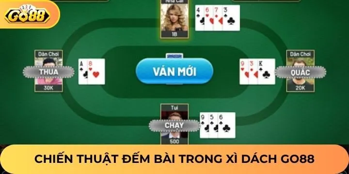 Chiến thuật đếm bài cho người mới chơi xì dách Go88