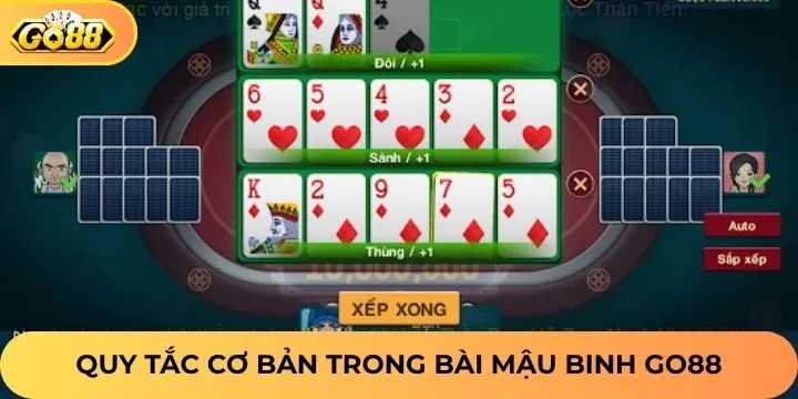 Quy tắc khi chơi mậu binh Go88 cho người mới