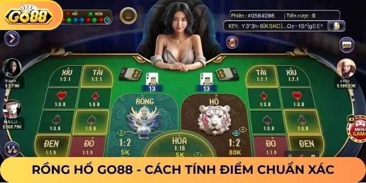 Quy tắc trải nghiệm trò chơi trực tuyến Rồng Hổ Go88