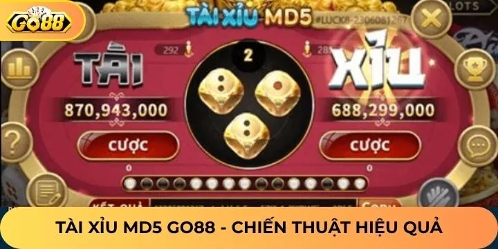 Chiến thuật đặt cược tài xỉu MD5 thành công khi tham gia