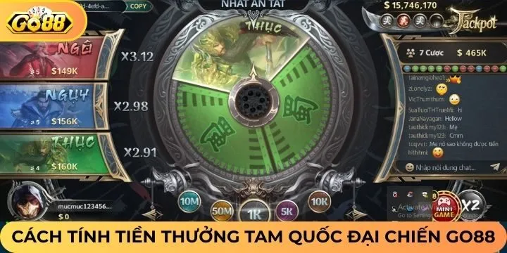 Luật chơi tam quốc đại chiến Go88 cực dễ hiểu
