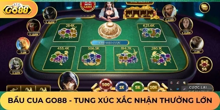 Bầu cua cổng game Go88 chơi là có thưởng