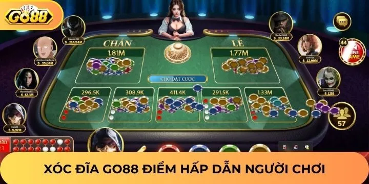 Vì sao xóc đĩa Go88 thu hút đông đảo người chơi?