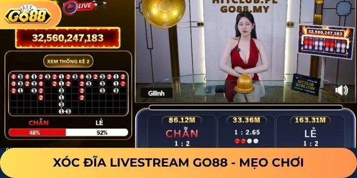 Mẹo chơi xóc đĩa livestream Go88 dễ trúng tiền tỉ